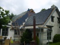 Dak woonboerderij en garage, klik voor meer.
